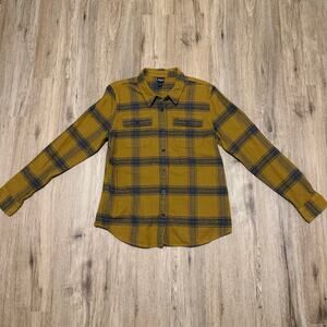 Patagonia Fjord Flannel Organic Cotton Shirt Women's Size Medium